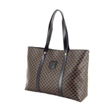 Celine en toile monogram et cuir noir