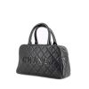 Chanel Boston in black quilted leather - 00pp thumbnail