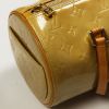 Borsa Bedford in pelle verniciata monogram beige e pelle naturale - Detail D4 thumbnail