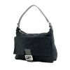 Fendi Baguette handbag in canvas and black leather - 00pp thumbnail