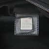 Fendi Baguette handbag in canvas and black leather - Detail D3 thumbnail