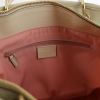 Handbag in pink monogram canvas and white leather - Detail D3 thumbnail