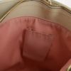 Handbag in pink monogram canvas and white leather - Detail D4 thumbnail