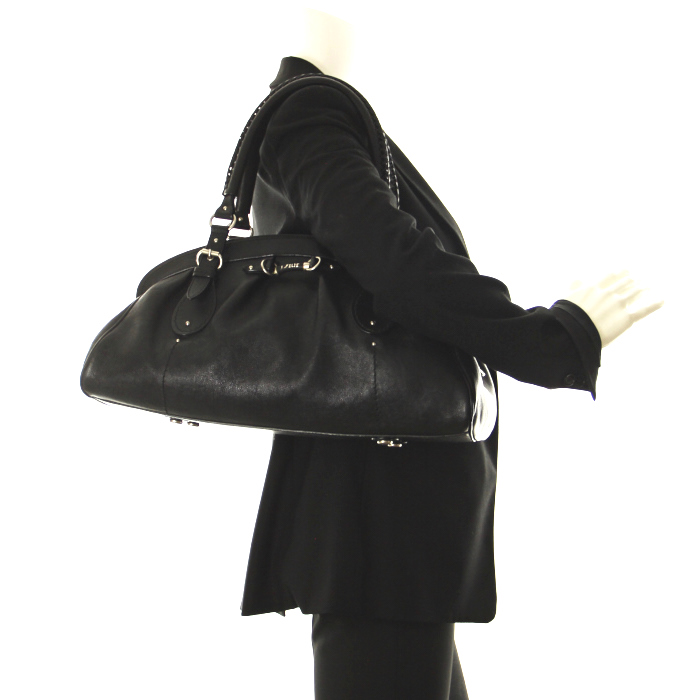 Christian Dior Bag in black leather - Detail D1