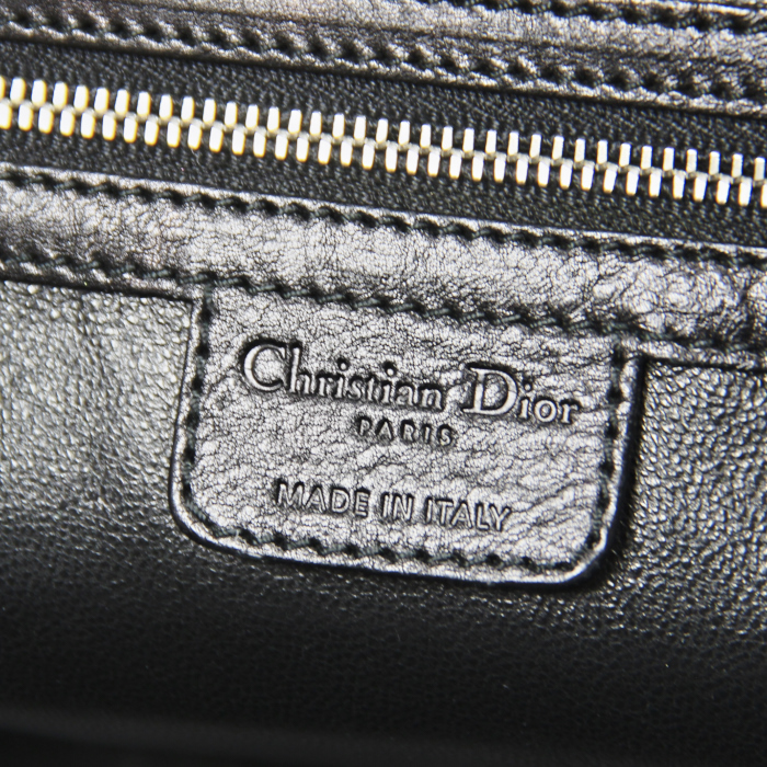 Christian Dior Bag in black leather - Detail D3