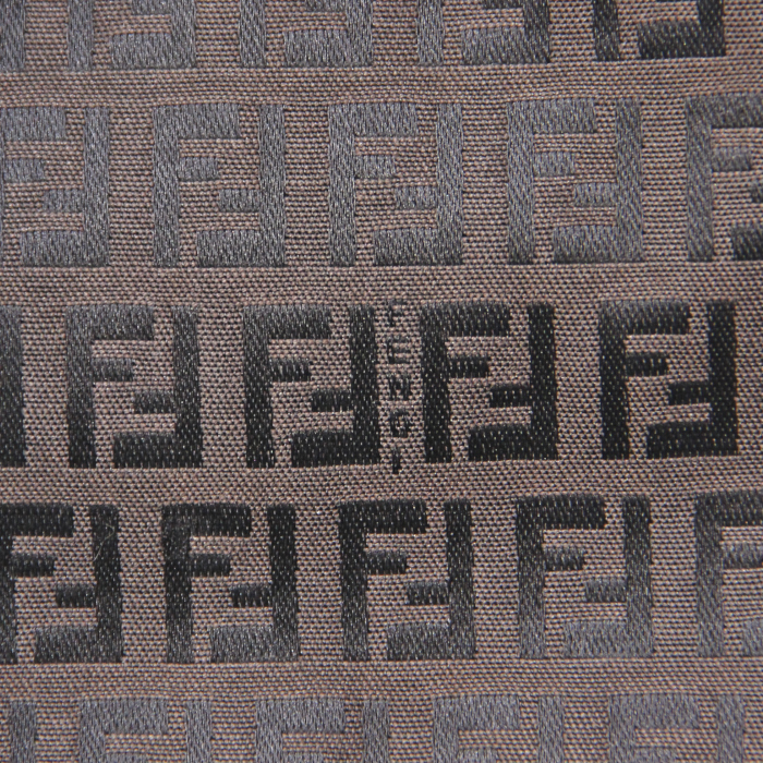 Bolso en lona Monogram y cuero marrón - Detail D4