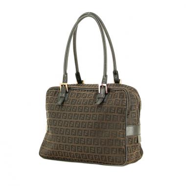 Fendi en toile monogram et cuir marron