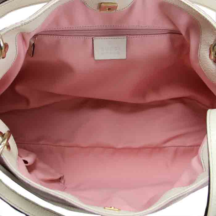 Handbag in pink monogram canvas and beige leather - Detail D3