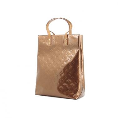 Borsa Reade in pelle verniciata monogram