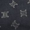 Handbag in monogram denim canvas and black leather - Detail D4 thumbnail