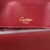 Cartier sac Must de Cartier en cuir bordeaux - Detail D5 thumbnail