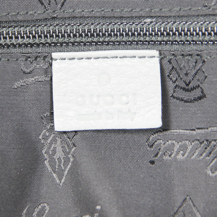 Gucci en cuir monogrammé bleu - Detail D2