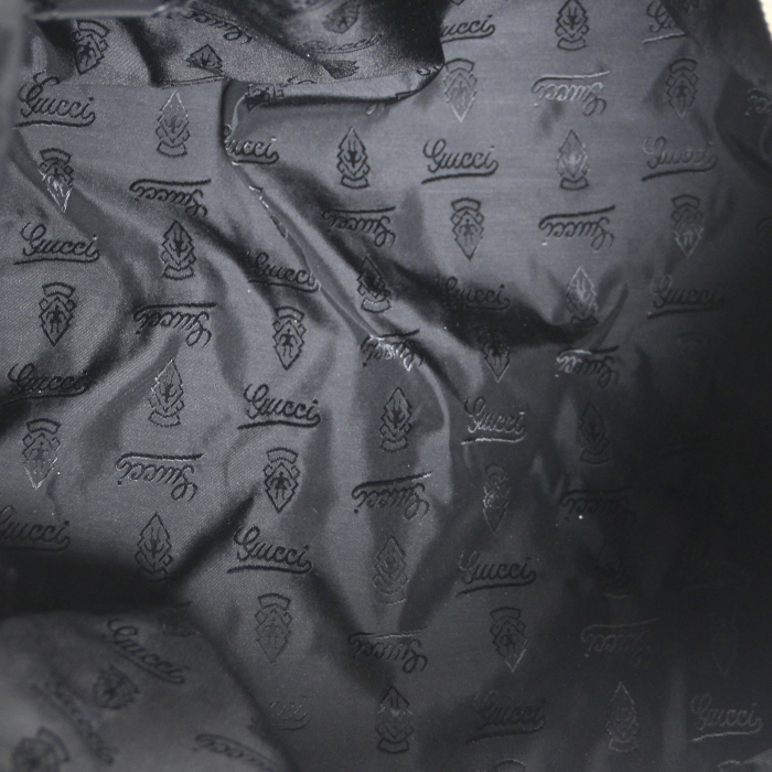 Gucci en cuir monogrammé bleu - Detail D3