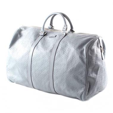 Gucci en cuir monogrammé bleu