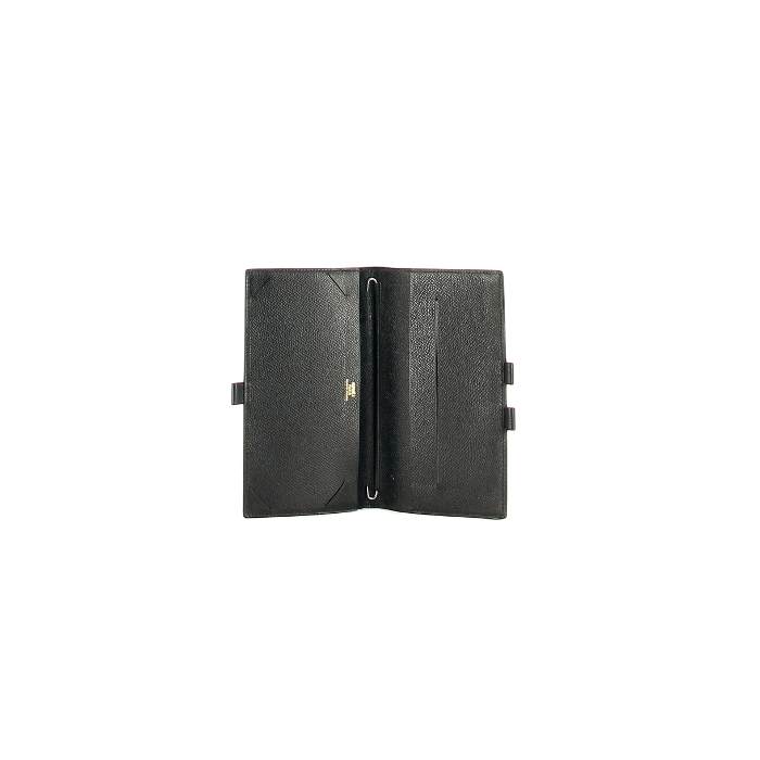 Hermes agenda-holder in black epsom leather - Detail D1
