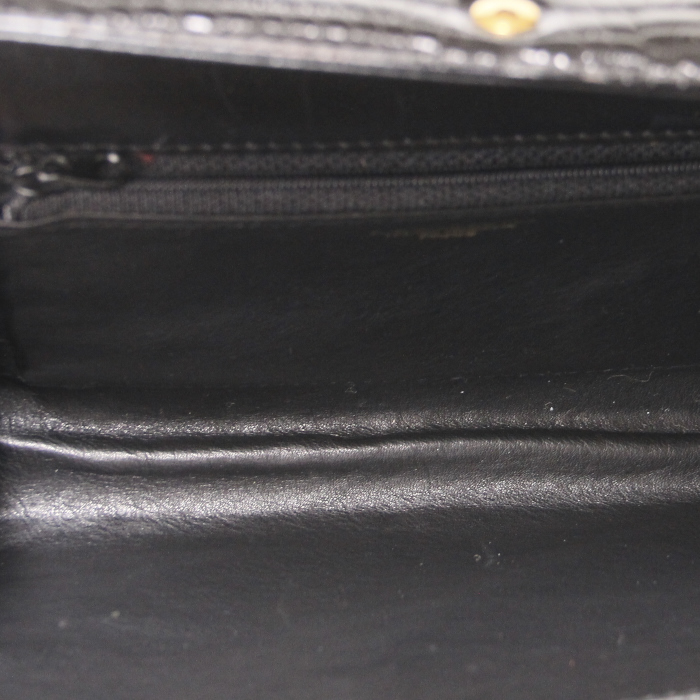 Morabito Sac du soir en Crocodile Noir - Detail D2