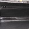 Bolso de noche pequeño en cocodrilo negro - Detail D2 thumbnail