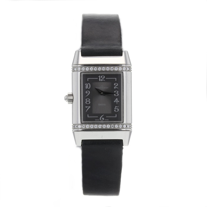 Jaeger Lecoultre Reverso Duetto in stainless steel Réf : 266.8.44 Circa 2006 - Detail D1