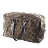 Fendi travel bag in monogram canvas and brown leather - 00pp thumbnail