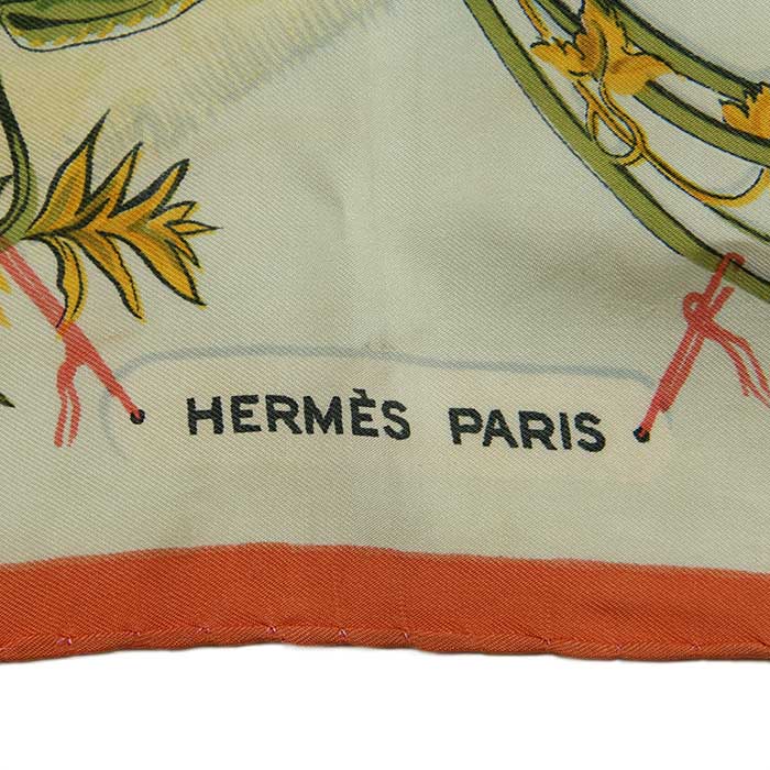 Hermès Carré en Twill de Soie "Alsace" - Detail D2