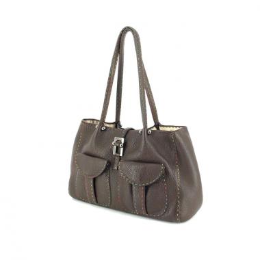 Renaud Pellegrino en cuir marron