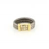 Fred Bague Force 10 in steel, yellow gold and diamonds - 360 thumbnail