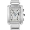 Cartier Tank Française watch in stainless steel - 00pp thumbnail