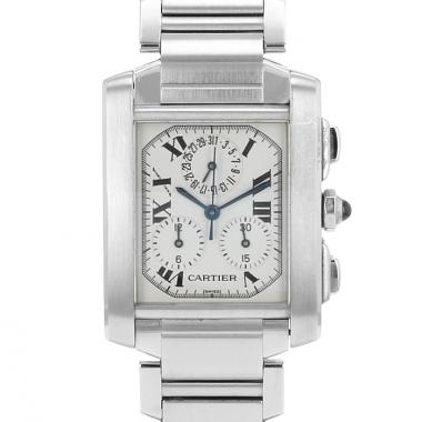 Cartier Tank Française watch in stainless steel