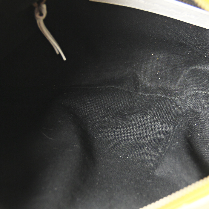 Balenciaga City en cuir bleu, blanc, rouge et jaune - Detail D2