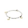 Pomellato Dodo silver bracelet with charms in yellow gold - 00pp thumbnail