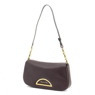 Dior Malice en cuir marron