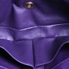 East West handbag in purple quilted leather - Detail D2 thumbnail