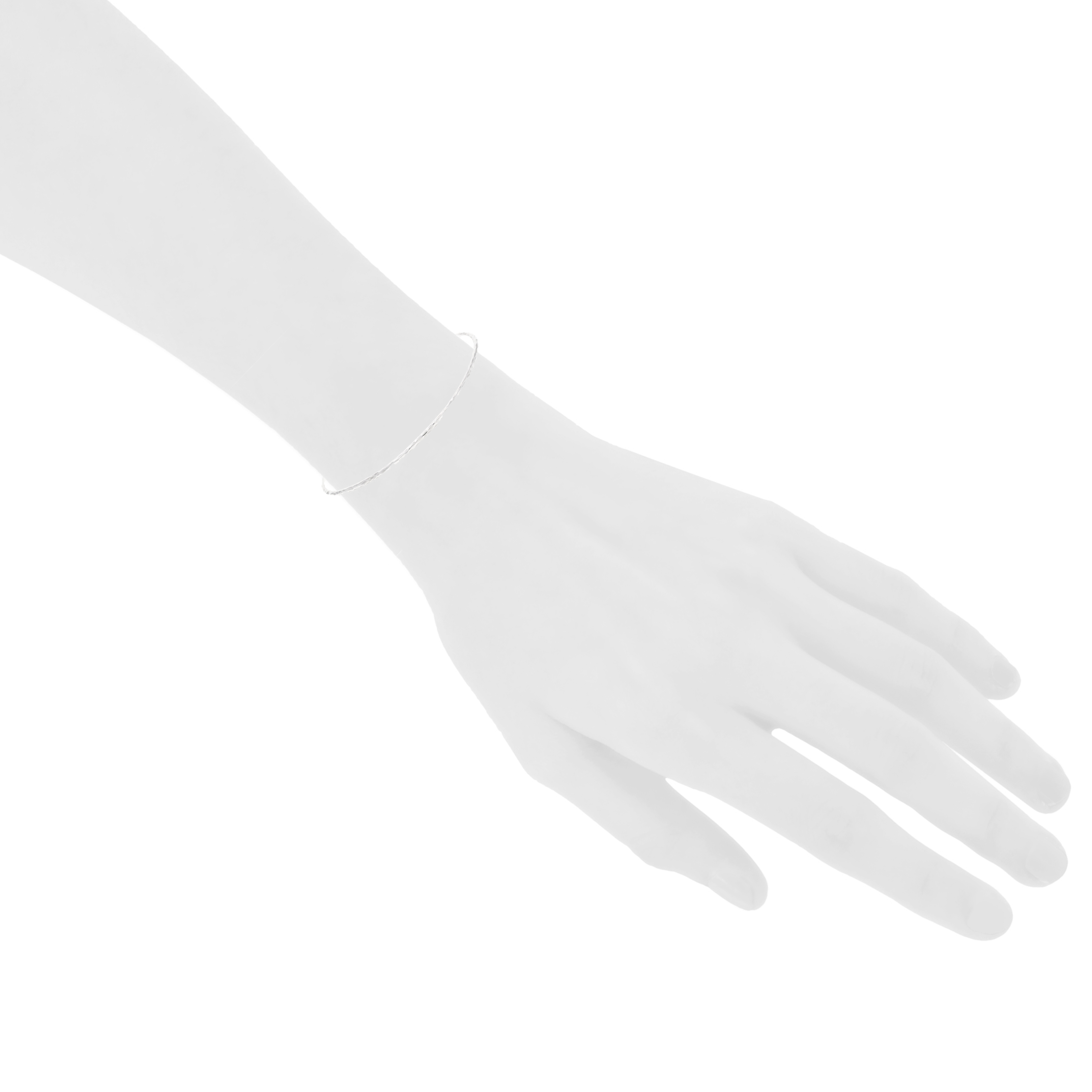 Bracciale a cerchio in argento - Detail D1