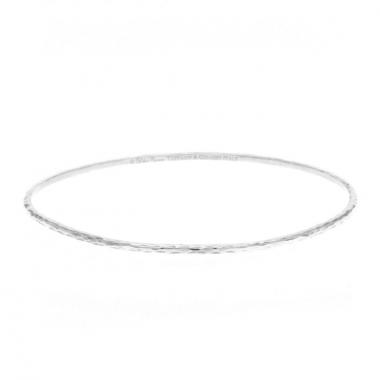 Tiffany & co bangle in hammered silver
