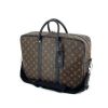 Louis Vuitton Macassar in monogram canvas and black leather - 00pp thumbnail