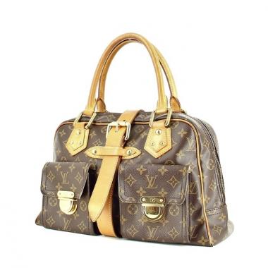 Louis Vuitton Manhattan en toile monogram et cuir naturel