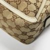 Gucci in monogram canvas and brown leather - Detail D3 thumbnail