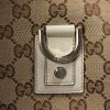 Gucci in monogram canvas and brown leather - Detail D5 thumbnail
