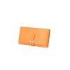 Hermes Bearn in orange leather - 00pp thumbnail