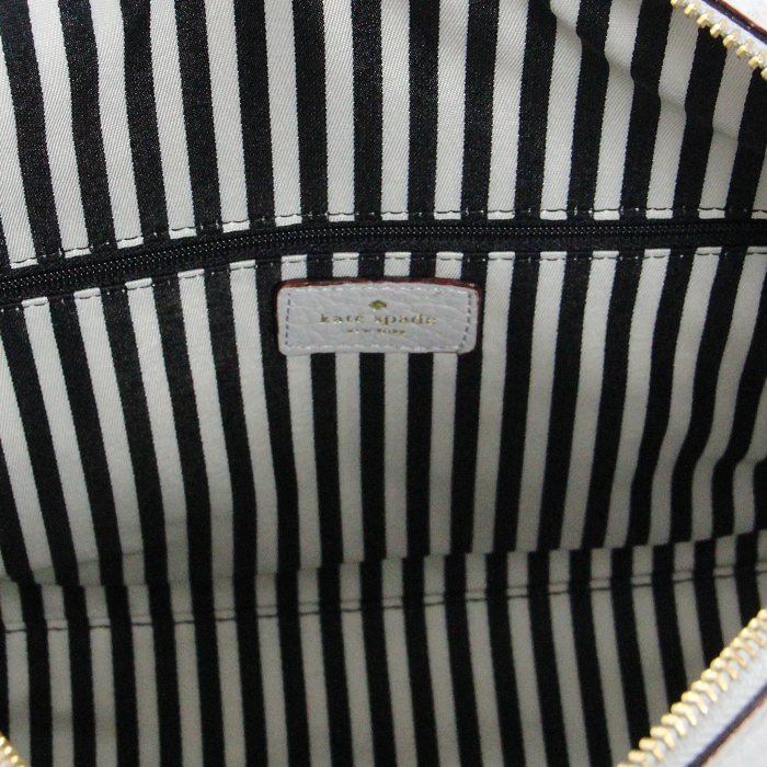 Bolso de mano en cuero gris - Detail D4