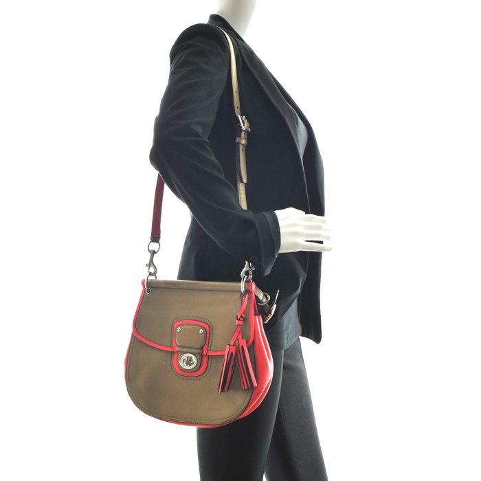 Coach in beige and pink leather - Detail D2