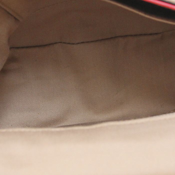 Coach en cuir beige et rose  - Detail D3