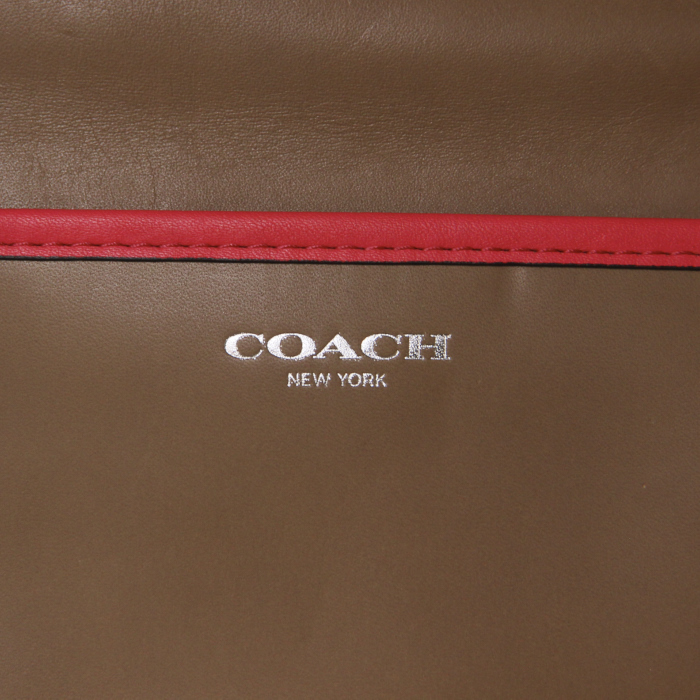 Coach in beige and pink leather - Detail D4