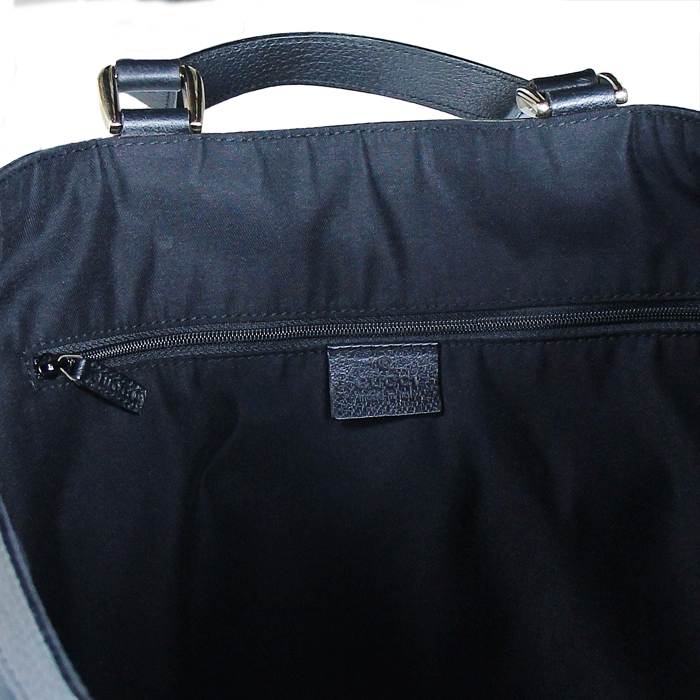 Gucci en toile monogram et cuir noir - Detail D3