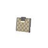 Gucci portefeuille en toile monogram et cuir marron - 00pp thumbnail