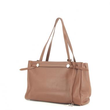 Hermès in brown leather