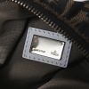 Fendi Handbag in monogram canvas and white leather - Detail D3 thumbnail