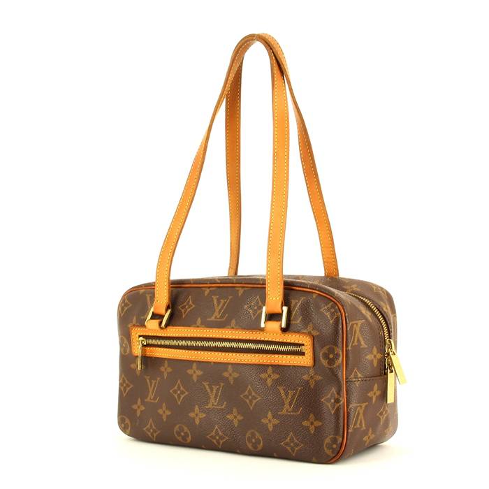 Borsa weekend Louis Vuitton Steamer Bag in tela monogram e pelle naturale