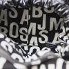 Bolso de mano Marc Jacobs en cuero Monogram gris metalizado - Detail D2 thumbnail