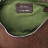 Salvatore Ferragamo Handbag in canvas and brown leather - Detail D3 thumbnail